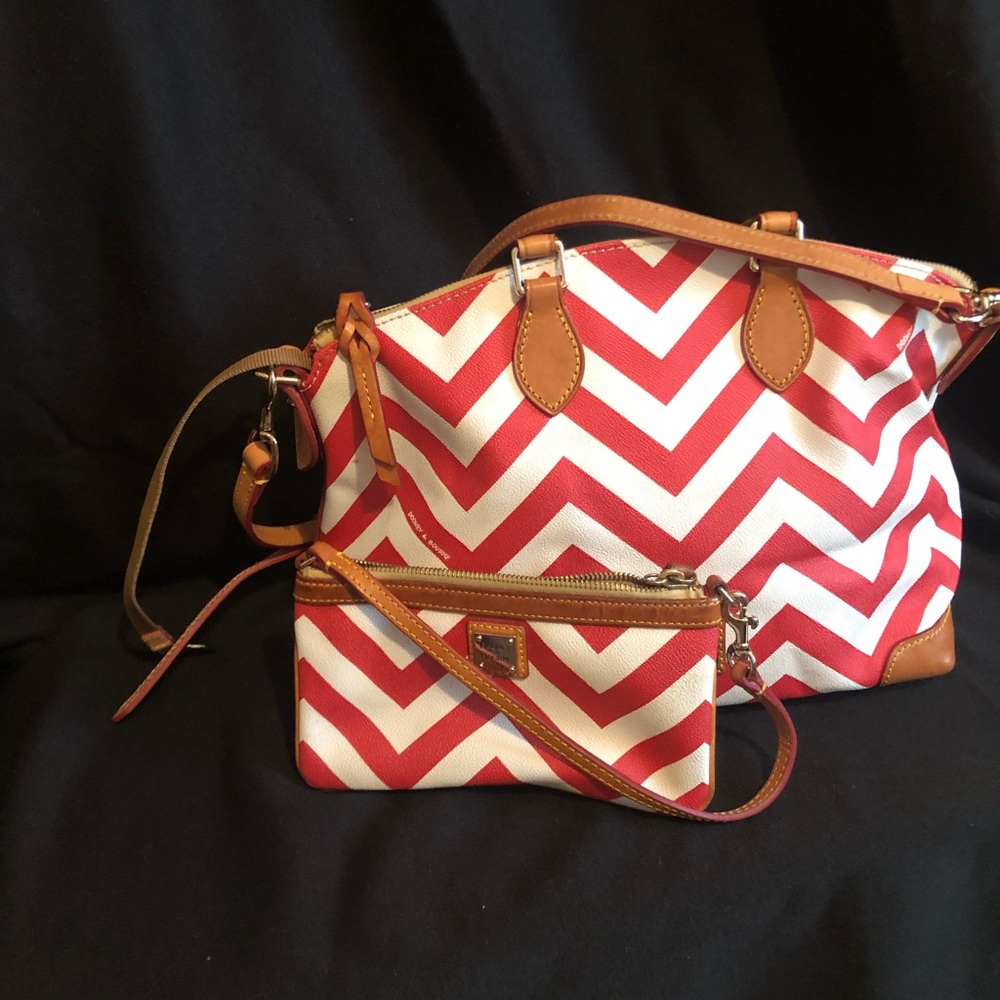 Dooney & Bourke used but good shape with coin purse
